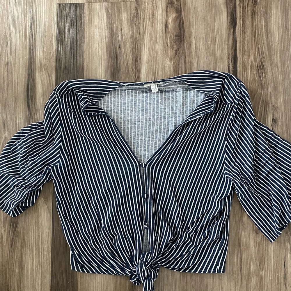 Society amuse striped shirt